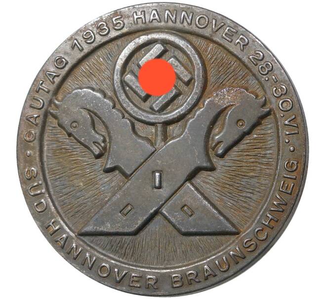 Знак GAUTAG 1935 года Ганновер (Германия)