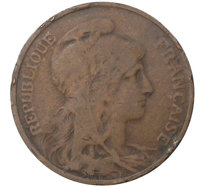 Монета 5 сантимов 1912 года Франция (Артикул M2-44516)