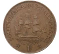 Монета 1 пенни 1943 года Британская Южная Африка (Артикул M2-44585)