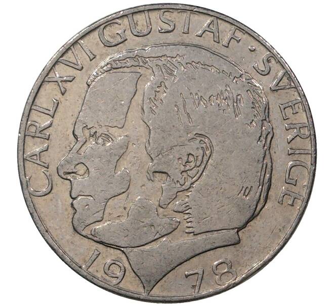 Монета 1 крона 1978 года Швеция (Артикул M2-44763)