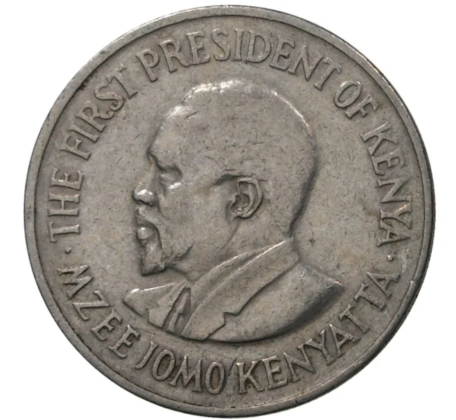 Монета 50 центов 1973 года Кения (Артикул M2-44807)