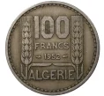 Монета 100 франков 1952 года Французский Алжир (Артикул M2-44878)
