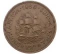 Монета 1/2 пенни 1956 года Британская Южная Африка (Артикул M2-44889)