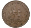 Монета 1 пенни 1939 года Британская Южная Африка (Артикул M2-44893)