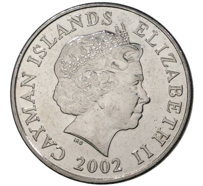 25 центов 2002 года Каймановы острова (Артикул M2-44908)