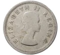 Монета 3 пенса 1955 года Британская Южная Африка (Артикул M2-44934)