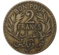 Монета 2 франка 1924 года Тунис (Французский протекторат) (Артикул M2-44995)