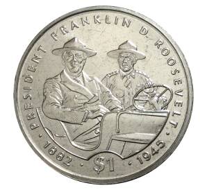 1 доллар 1995 года Франклин Рузвельт