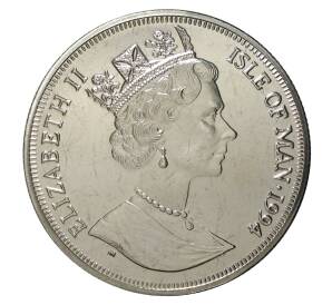 1 крона 1994 года 50 лет высадке в Нормандии — Фото №2