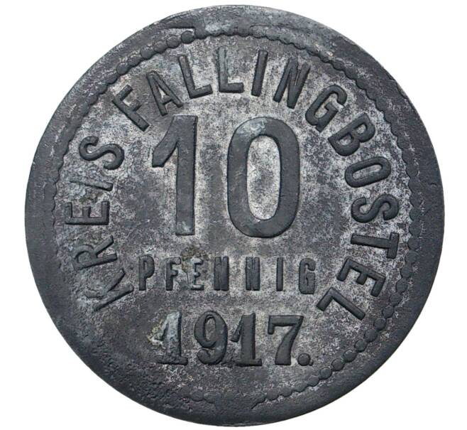10 пфеннигов 1917 года Германия — район Фаллингбостель (Нотгельд) (Артикул M2-45115)