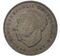 Монета 2 марки 1973 года J Западная Германия (ФРГ) «Теодор Хойс» (Артикул M2-45153)