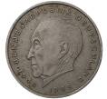 Монета 2 марки 1970 года J Западная Германия (ФРГ) «Конрад Аденауэр» (Артикул M2-45166)