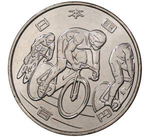 100 йен 2019 года Япония «XXXII летние Олимпийские игры в Токио 2020 — Велогонки» — Фото №1