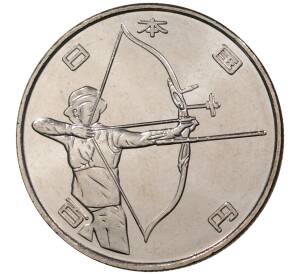 100 йен 2019 года Япония «XXXII летние Олимпийские игры в Токио 2020 — Стрельба из лука» — Фото №1