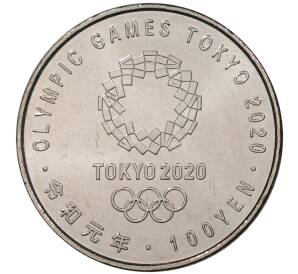 100 йен 2019 года Япония «XXXII летние Олимпийские игры в Токио 2020 — Гребля на байдарках и каноэ» — Фото №2