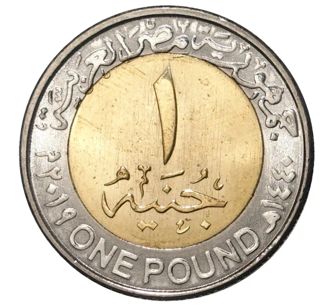 Монета 1 фунт 2019 года Египет «Национальная Дорожная Сеть» (Артикул M2-31047)