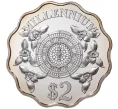 Монета 2 доллара 2000 года Каймановы острова «Миллениум» (Артикул K1-1013)