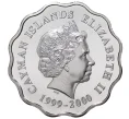 Монета 2 доллара 2000 года Каймановы острова «Миллениум» (Артикул K1-1013)