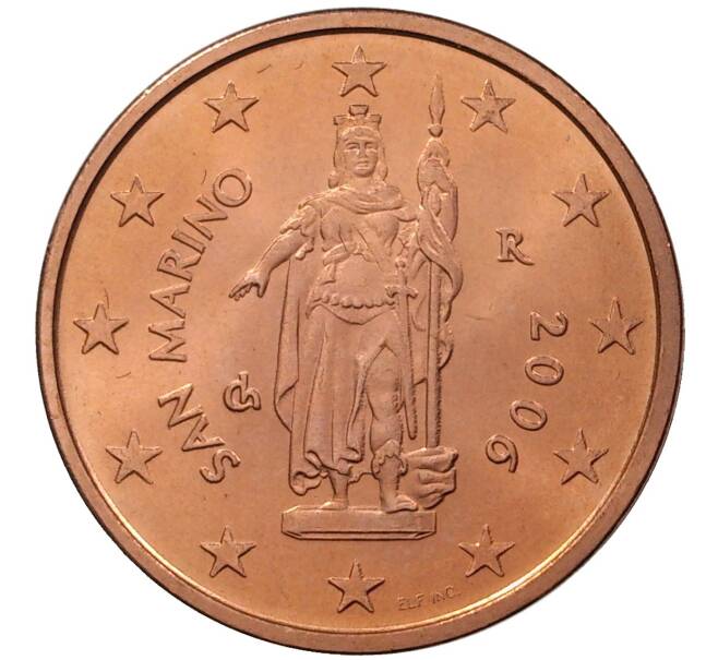 2 евроцента 2006 года Сан-Марино (Артикул M2-45366)