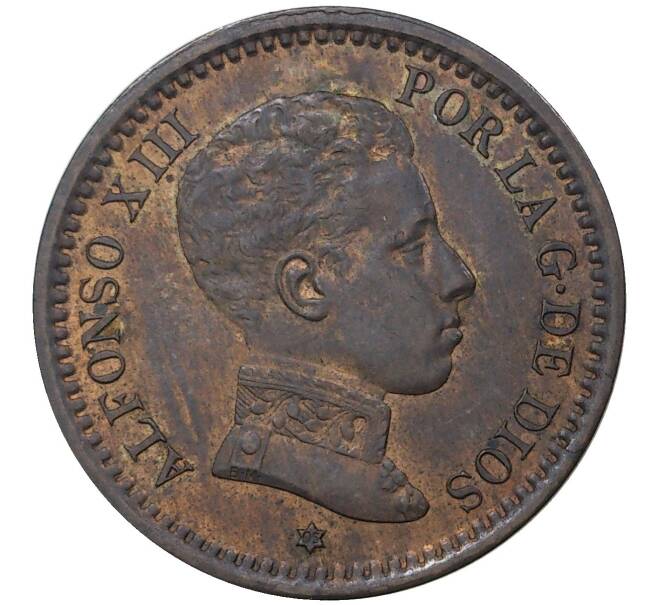 Монета 2 сентимо 1905 года Испания (Артикул M2-45708)