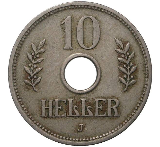 10 геллеров 1909 года J Германская Восточная Африка (Артикул M2-45826)