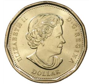 1 доллар 2020 года Канада «75 лет ООН» (Цветная) — Фото №2