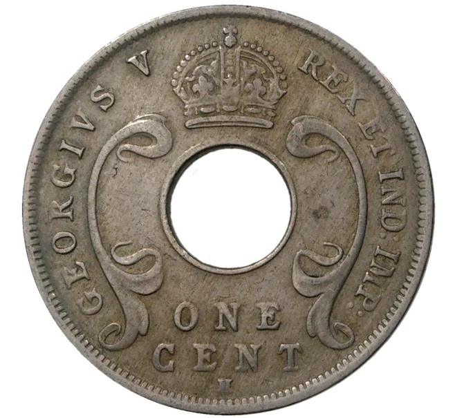Монета 1 цент 1911 года Британская Восточная Африка и Уганда (Артикул M2-45884)