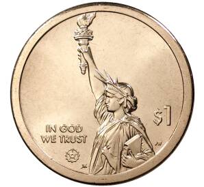 1 доллар 2020 года P США «Американские инновации — Космический телескоп Хаббл» — Фото №2