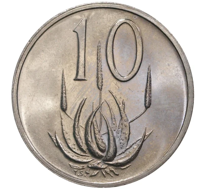 Монета 10 центов 1974 года ЮАР (Артикул M2-45948)