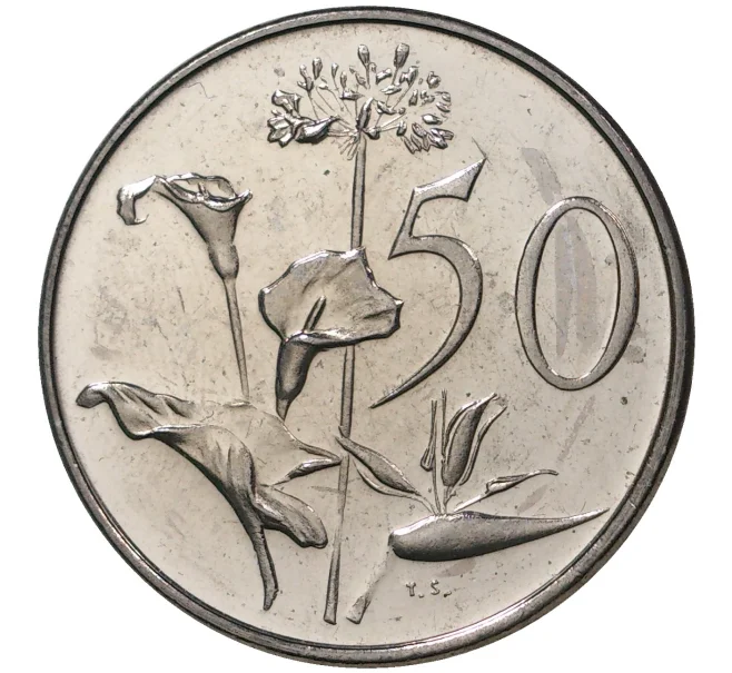 Монета 50 центов 1974 года ЮАР (Артикул M2-45950)