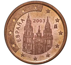 5 евроцентов 2003 года Испания