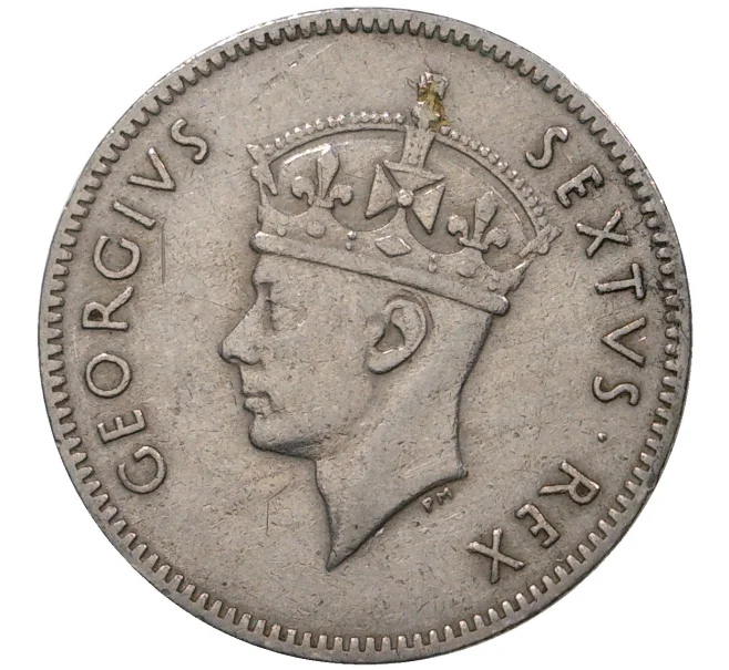 Монета 50 пенсов 1948 года Британская Восточная Африка (Артикул M2-46051)