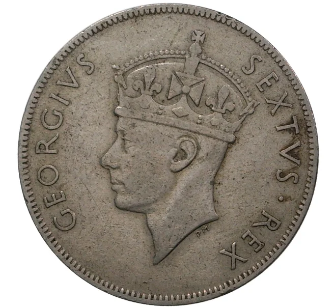 Монета 1 шиллинг 1949 года Британская Восточная Африка (Артикул M2-46071)