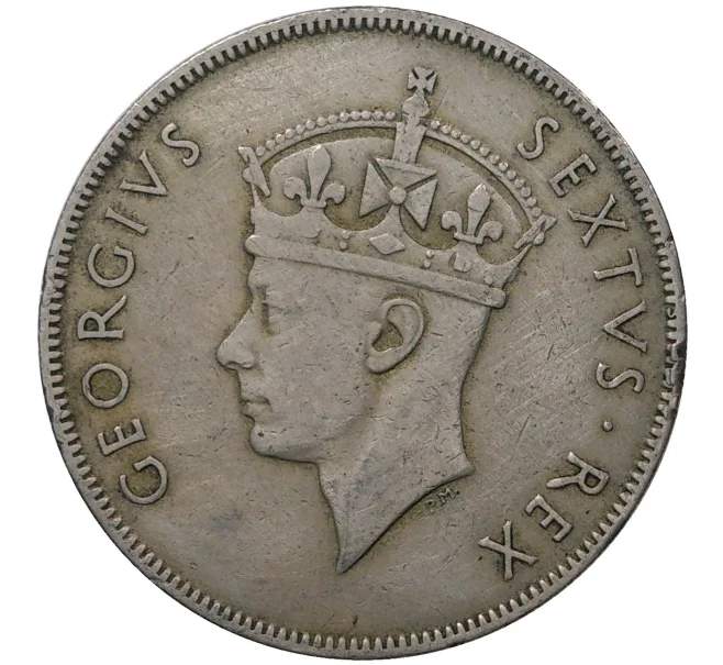 Монета 1 шиллинг 1950 года Британская Восточная Африка (Артикул M2-46072)