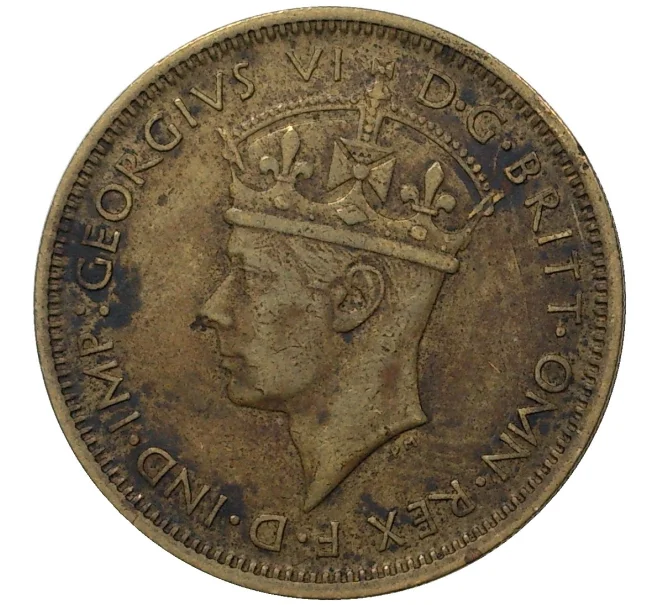 Монета 1 шиллинг 1942 года Британская Западная Африка (Артикул M2-46076)