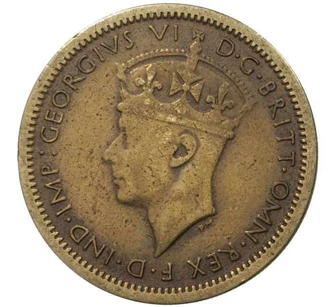 Монета 6 пенсов 1940 года Британская Западная Африка (Артикул M2-46108)