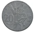 Монета 20 геллеров 1940 года Богемия и Моравия (Артикул K27-0839)