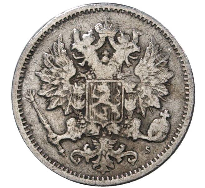 25 пенни 1872 года Русская Финляндия (Артикул M1-37077)