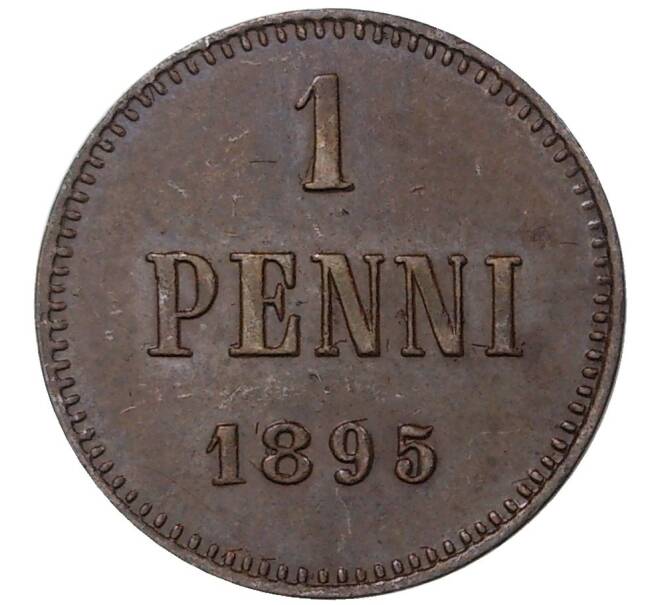 Монета 1 пенни 1895 года Русская Финляндия (Артикул M1-37111)