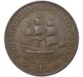 Монета 1 пенни 1939 года Британская Южная Африка (Артикул M2-46190)