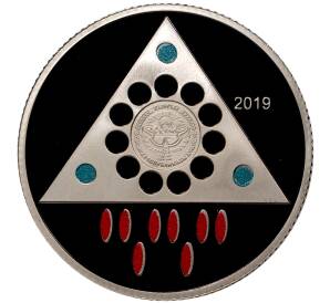 1 сом 2019 года Киргизия «Эпоха Кыргызского Каганата — Предметы быта (элементы одежды и украшения)» — Фото №2