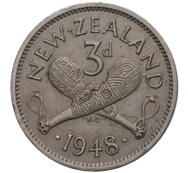 3 пенса 1948 года Новая Зеландия (Артикул K27-1245)