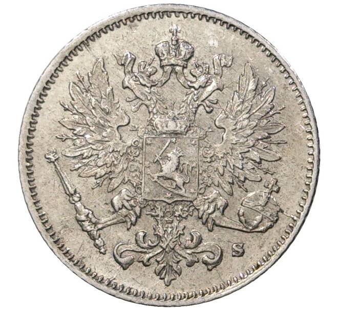 Монета 25 пенни 1916 года Русская Финляндия (Артикул M1-37518)