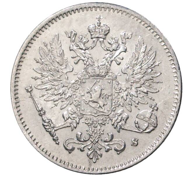 Монета 25 пенни 1916 года Русская Финляндия (Артикул M1-37531)
