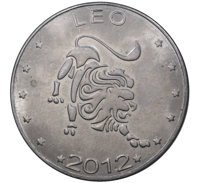 Монета 10 шиллингов 2012 года Сомалиленд «Знаки зодиака — Лев» (Артикул M2-46575)