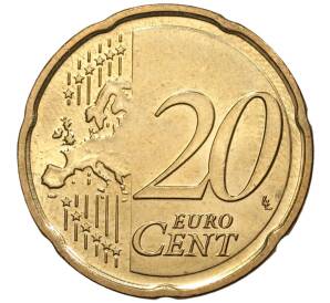 20 евроцентов 2014 года Латвия — Фото №2