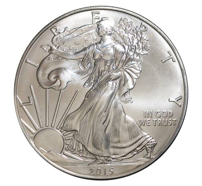 Монета 1 доллар 2015 года «Шагающая Свобода» (Артикул M2-0682)