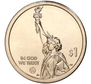 1 доллар 2020 года Р США «Американские инновации — Септима Пуансетт Кларк» — Фото №2