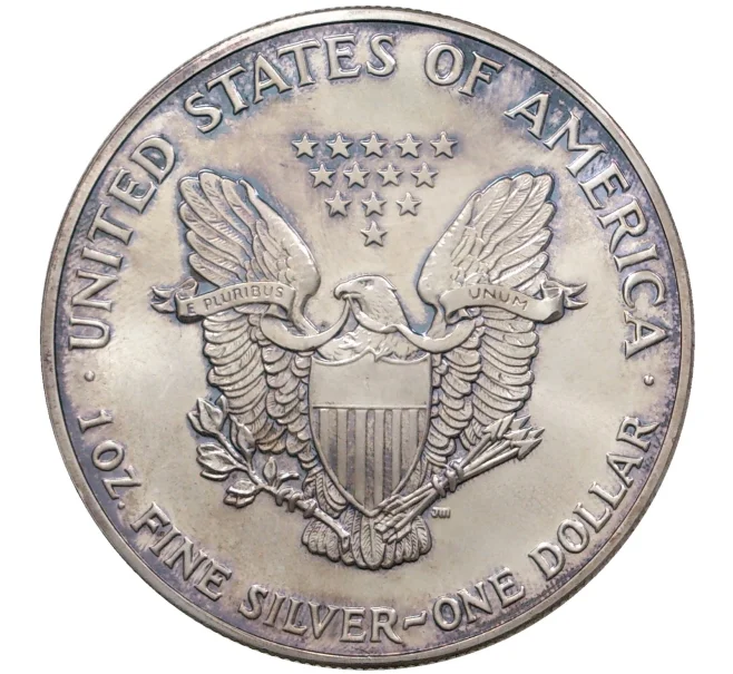 Монета 1 доллар 1990 года США «Шагающая Свобода» (Артикул M2-46710)