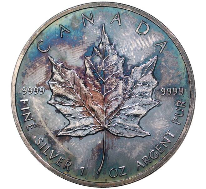 Монета 5 долларов 1989 года Канада «Кленовый лист» (Артикул M2-46713)